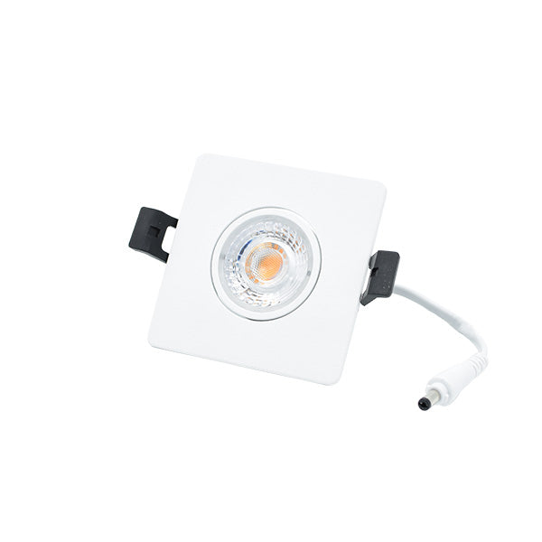 LED Camini Downlight Dimmable 8W Adjustable Square