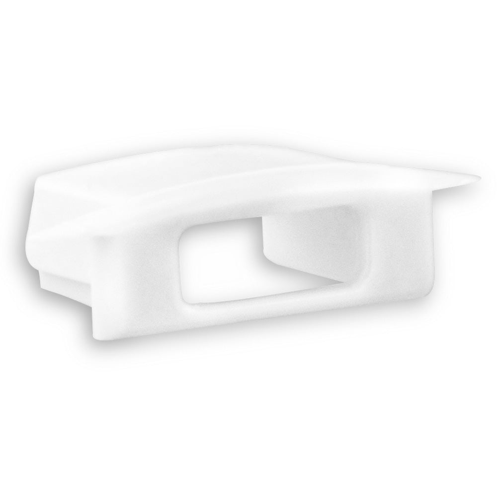 Recessed Wing Open End Cap Low